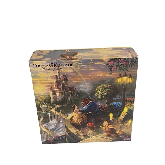Disney Beauty And The Beast 750 Piece Puzzle - Thomas Kinkade - Picture 1 of 11
